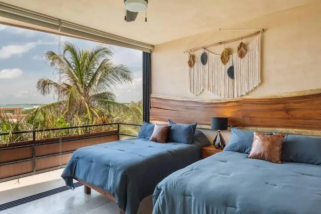 Lägenhet Luxury Beachfront Penthouse With Private Pool Tulum